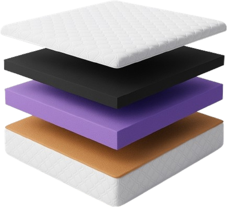 Toss mattress layers